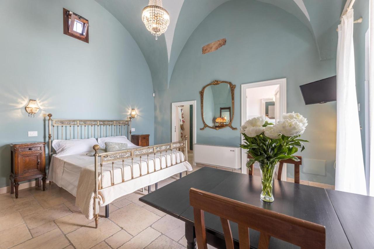 Courtyard With Pool Villa Racale Bagian luar foto